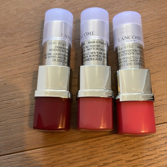 NEW - Lancôme set of 3 Rouge In Love lipsticks - Picture 3 of 4